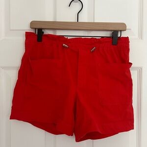 Athleta | Bright Poppy Red Shorts